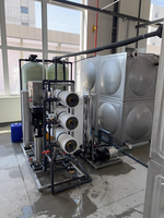 Usine de traitement de l'eau par osmose inverse de 3000 litres par heure, filtre à osmose inverse, purification, moteur PLC pour la filtration de l'eau