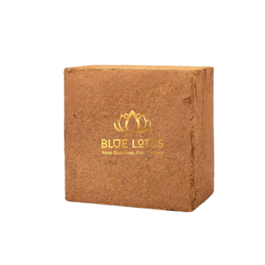 BLUE LOTUS Eco-Friendly Coconut <b>Coir</b> Peat <b>Block</b> Biodegradable Acidic pH High Water Retention Media for Hydroponics Garden - Product Image 1