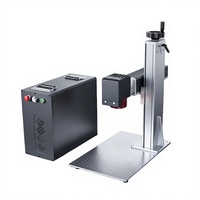 Máquina de Grabado Láser Portátil con Pantalla de Cámara CCD y Láser de Fibra JPT de 30W 60W