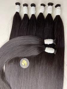 Extensions de cheveux humains vierges crus non transformés naturels vietnamiens en vrac de haute qualité Extensions de cheveux vierges en vrac originaux - Product Image 4