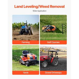 Erpice a Denti Affilati 4x4 Piedi (69 Denti) Resistente per ATV/UTV/Trattore - Accessorio per Preparazione del Terreno e Semina - Product Image 3