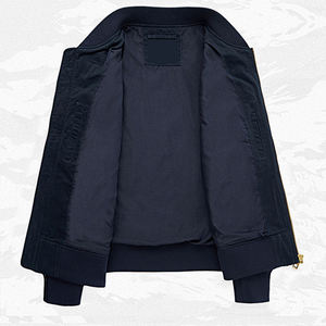 Produits Tendances 2026 Nouveautés Blouson Bomber Homme Hiver Imperméable Brodé Service OEM Nylon Ripstop Réversible - Product Image 3