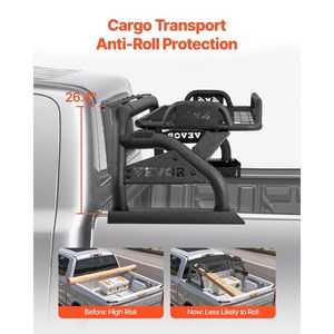 Barra Sportiva Universale Regolabile per Cassone Pickup, Portapacchi in Acciaio al Carbonio per Veicoli di Grandi Dimensioni - Product Image 6