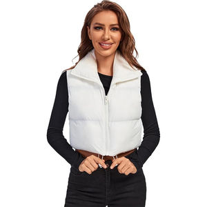 Chaleco Acolchado Grueso y Cálido de Invierno para Mujer, Estilo Personalizado, Transpirable, Talla Grande - Product Image 4