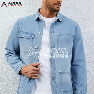 Stylish Jeans Winter Jacket For Men Warm Inner Lining Street Style Outfit Perfect For Daily Use Modern Fashion Look - Product Image 2