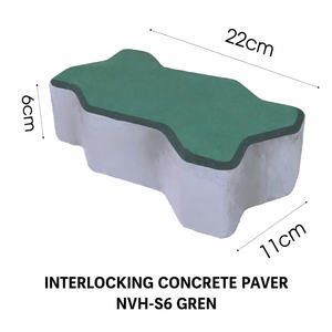 Adoquín de Hormigón Entrelazado en Forma de Gusano NVH-S6 con Diseño Moderno - Product Image 4