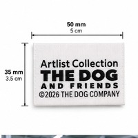 Étiquettes de marque tissées personnalisées, étiquettes à coudre pour vêtements, articles vestimentaires et sacs