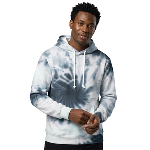 Sudadera con Capucha Tie Dye Unisex, Corte Regular, Informal, Tejida, con Bolsillo, Estilo Otoñal - Product Image 6