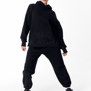 Vêtements décontractés confortables pour le printemps, style de vie actif, survêtement pour femmes, taille ample, 100% coton, haut à manches longues, cordon de serrage - Product Image 4