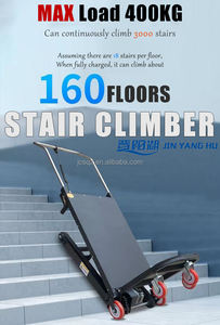 롤 컨테이너 구조가있는 알루미늄 소재 4 륜 전동 핸드 카트 100kg 적재 용량 - Product Image 3