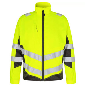 <b>High</b>-<b>Visibility</b> Winter Safety Waterproof Industrial Zipper <b>Jacket</b> Construction Security Working <b>Softshell</b> Traffic Uniform <b>Jacket</b> - Product Image 1