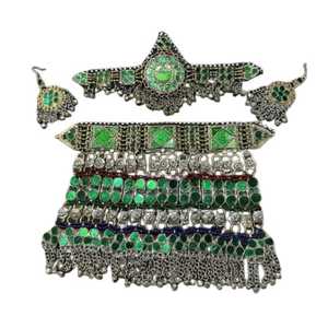 Afghan Fashion Jewelry <b>Sets</b> for Girls and Women Custom Size Color Options Available for Wedding - Product Image 1