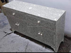 Mesa con Incrustaciones de Hueso de Alta Demanda, Producto de Primera Calidad, Ágata de la India - Product Image 3