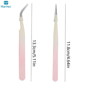 High Precision Volume & Isolation Tweezers Beauty Tools For Eyelash Extensions Wholesale Custom Printed Gold Lash Tweezers - Product Image 2