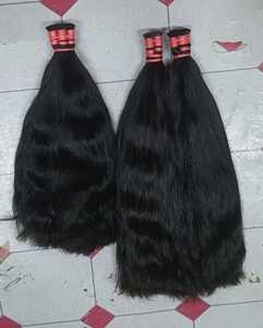 แฮร์วีฟผมมนุษย์บริสุทธิ์ผมถักแบบไม่ใช้เรมี่100% อินเดีย - Product Image 1
