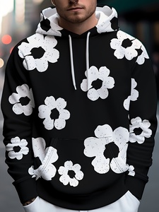 Sweat à capuche décontracté pour homme, fabriqué en usine, coupe classique, en molleton d'hiver, streetwear personnalisé, 100% coton respirant, séchage rapide, avec poche - Product Image 6