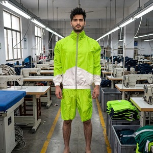 Custom <b>Men's</b> Windbreaker <b>Jacket</b> & Shorts Set | Lightweight Running Tracksuit | Waterproof Sportswear | OEM ODM Manufacturer | Dr - Product Image 1