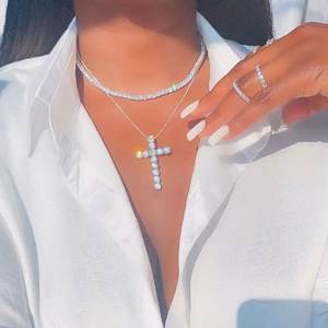 Collar de Cadena Cubana Personalizado con Nombre, Estilo Hip Hop, Chapado en Oro de 10k con Moissanita de Laboratorio, Regalo para Hombres y Mujeres - Product Image 2