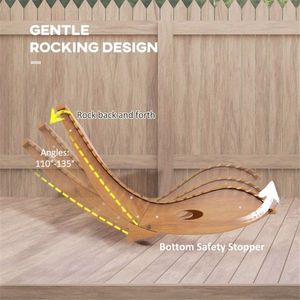 Sedia a dondolo da giardino per il comfort all'aperto - Product Image 5