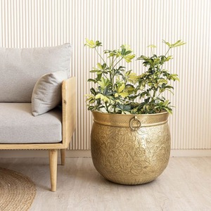 Jardinière décorative en métal pour jardinage intérieur et extérieur, design élégant pour la maison, le balcon et la terrasse, finition durable. - Product Image 2