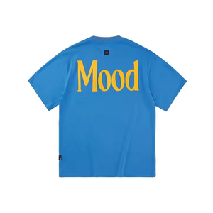 เสื้อยืดคอกลมพิมพ์ลาย Mood สีน้ำตาล ทรงปกติ สำหรับผู้ใหญ่ แขนสั้น ผ้าเจอร์ซีย์ 100% คอตตอน - Product Image 5