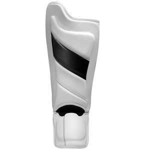 Espinilleras de boxeo de cuero genuino diseñadas a medida para adultos, espinilleras de boxeo de color sólido para venta en línea. - Product Image 4