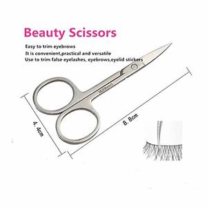 Personal care beauty lash <b>extension</b> <b>kit</b> stainless steel <b>eyelash</b> & eyebrow tweezers - Product Image 3
