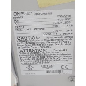 Oneac CSS2248ใช้งานตามสภาพชิ้นส่วนอุปกรณ์เซมิคอนดักเตอร์รุ่นเก่า - Product Image 6