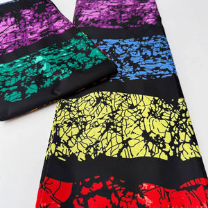 Tissu en Coton Africain Imprimé Wax de Qualité Supérieure 100% Coton en Gros pour Vêtements Traditionnels et Modernes - Product Image 1