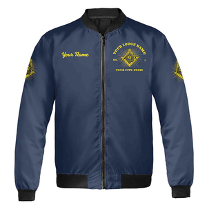 Chaqueta Bomber Masónica Personalizada con Nombre, Caballería Templaria, Masonería, Tallas S-5XL, Alta Calidad, Hecha a Medida, Chaquetas 2026 - Product Image 5