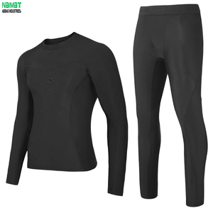 Winter Base Layer Set Compression Top And Tight <b>Pants</b> Sportswear For Jogging Bodybuilding Weightlifting Fitness Gear - Product Image 2
