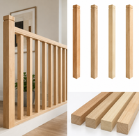 Poste de Escalera de Roble Blanco Sólido al Mejor Precio, Ranura Única, Duradero, Ajustable, Ecológico, Alta Calidad, EFS