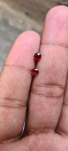 Spinelle rouge naturelle taille poire 4 mm, pierre précieuse des mines de Mahenge - Product Image 4