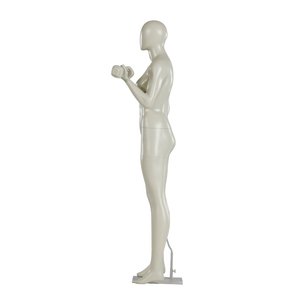 Mannequins de vitrine en fibre de verre, corps entier, détachables, pour affichage en vitrine, sportifs, athlétiques, musclés, féminins, en pose debout - Product Image 4