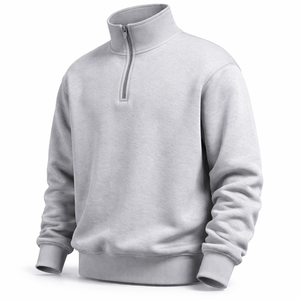 Sudadera con media cremallera personalizada al por mayor, fabricante OEM - Suministro directo de fábrica para minoristas - Product Image 3