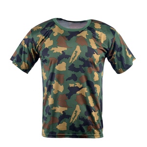 Camo Polyester 3D T Áo Sơ Mi Với Chiều Dài Mô Hình Rắn Và Biểu Tượng Tùy Chỉnh Thiết Kế Bán Buôn Giá Thăng Hoa In - Product Image 2