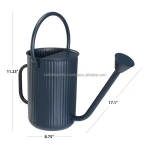 Arrosoir en métal élégant pour la décoration de la maison, finition de luxe, style antique, outil de jardin fait main, 1,5 L, écologique, revêtement en poudre, pour l'intérieur - Product Image 1
