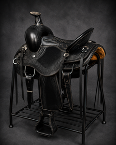 Selle d'équitation anglaise en cuir noir personnalisée de qualité supérieure pour le dressage, l'entraînement et la compétition équestre - Product Image 5
