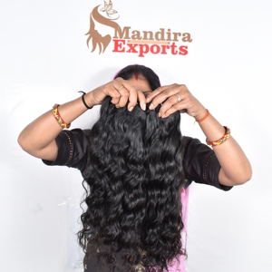 Extensiones de Cabello Humano Remy Ondulado Indio Natural Sin Procesar, Ondas Sueltas, Precio al por Mayor, Paquete Económico de Cabello Humano - Product Image 4