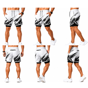 Custom Casual Eco-Friendly Mens Surf <b>Swimming</b> <b>Shorts</b> Waterproof <b>Zip</b> <b>Pockets</b> Quick Dry Breathable Windproof Spandex/Polyester - Product Image 6