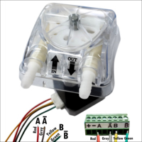 Pompe péristaltique à pas réglable de 0,1 à 140 ml/min, 24 V, pompe doseuse pour laboratoire, machine à cocktails et aquarium