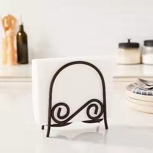 High Grade Designer Metal Napkin Stand For Dining Table And <b>Kitchen</b> Premium <b>Tissue</b> <b>Holder</b> For Home Office And Restaurant - Product Image 2