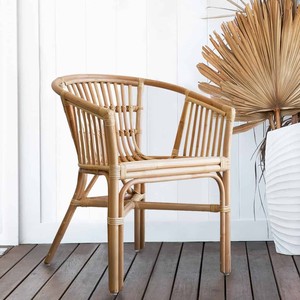 Silla de comedor moderna para exteriores e interiores, muebles para cenas, sillas de ratán natural de alta calidad - Product Image 5
