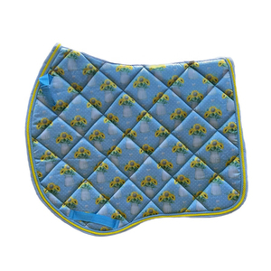 Ensemble de tapis de selle assortis par sublimation, tapis de selle d'hippique pour dressage, numnahs et couvertures pour chevaux - Product Image 1