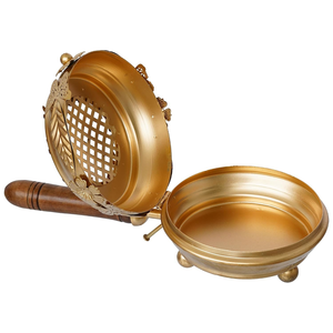 Quemador de Incienso Loban Dani de Metal con Diseño de Mariposa para Puja en el Hogar y Humo Aromático - Product Image 6