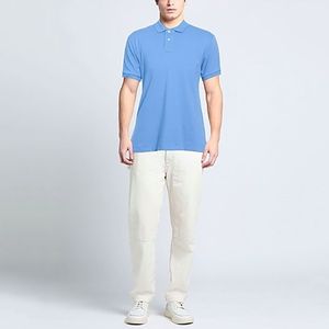 Camiseta Polo de Piqué para Hombre, 100% Algodón Orgánico, con Logotipo Bordado Personalizado, de Alta Calidad, Suave, Transpirable, Informal, para Verano - Product Image 2