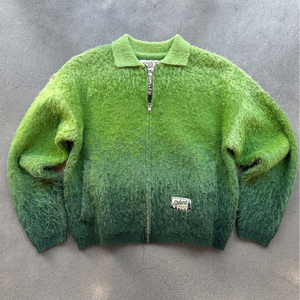 Custom Printed Terry Long Sleeve Crewneck Sweatshirt OEM Service Unisex Plus Size <b>Men's</b> Hoodies Mohair Sweater Hoodie Mohair - Product Image 2