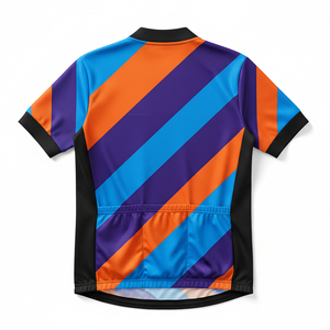 Maillot de Ciclismo Sublimado Colorido, Antiencogimiento, Secado Rápido, Bolsillos Reforzados, Ropa de Ciclismo Profesional para Carretera - Product Image 1