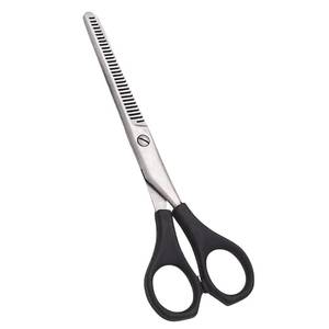 Ciseaux de coiffure professionnels en acier inoxydable 440C, pointe aiguisée, pour droitiers, manche moyen, poignée en plastique, ciseaux de coupe de cheveux - Product Image 2