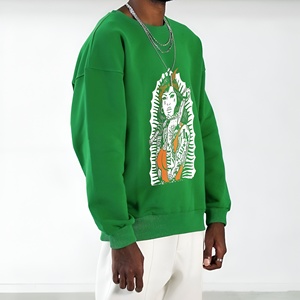 Sudadera Artística Emerald Rebel Muse, Estilo Urbano Moderno con Gráficos, Corte Cómodo, Tejido Premium Único - Product Image 2